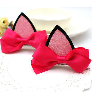cat ear barrettes